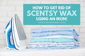 how to get scentsy wax out of clothing