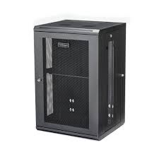 18u wall mount network cabinet 16in