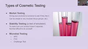 types of cosmetic testing how to do a