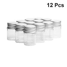 12 Pcs Glass Favor Jars Glass Honey