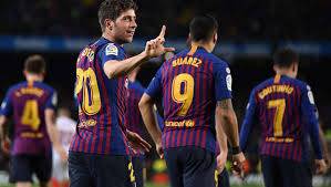 Recapping barcelona's return to la liga relevance and jorge messi. Barcelona 6 1 Sevilla Report Ratings And Reaction As Blaugrana Bounce Back In Copa Del Rey 90min