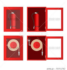 fire hose cabinet vector ilrationの