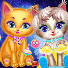 pet cat makeup salon game by