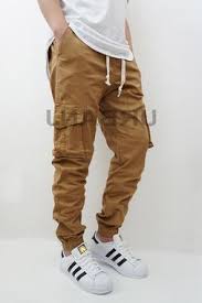 Mens Cargo Twill Stretch Jogger Pants