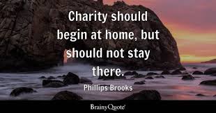 phillips brooks charity should begin