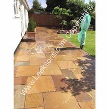 how to clean indian sandstone the