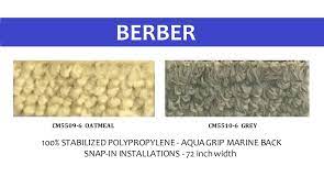 berber 72 wide marine carpet