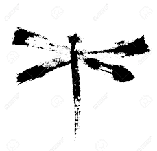 Minimalist dragonflies are usually black. Vector Black Dragonfly Isolated On White Background Stylized Illustration Template For Tattoo Design Element Hand Drawn Insect Royalty Free Cliparts Vectors And Stock Illustration Image 133877764