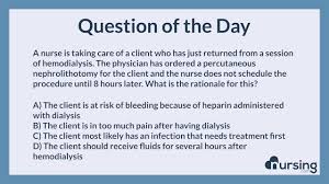 free practice nclex questions of the day