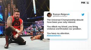 The smackdown review (january 29, 2021) relive the volatile rivalry between roman reigns and kevin owens: Wrestlingworldcc On Twitter Roman Reigns Vs Kevin Owens Here We Go Smackdown