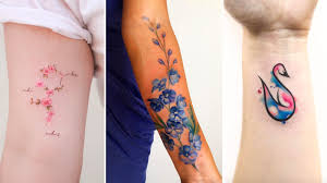 Temporary tattoo flower / shoulder tattoo 51 Stunning Watercolor Tattoos You Ll Obsess Over Glamour
