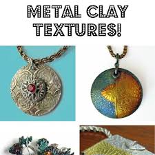 how to texture metal clay