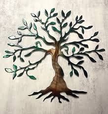 Olive Tree Of Life Metal Wall Art