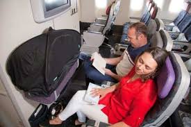 Booking Using An Airplane Bassinet