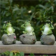 Frog Garden Statues Frogs Sitting On