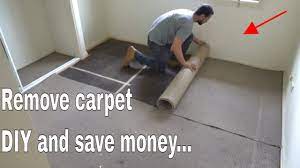 how to remove carpet diy save money