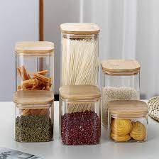 glass container and glass storage jar