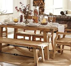Reclaimed Wood Dining Table Pottery
