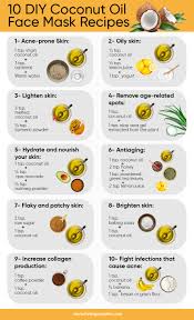 10 best coconut oil face masks recipes
