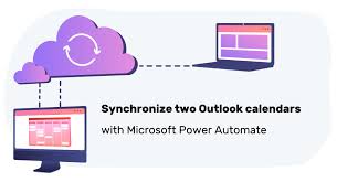 synchronize two outlook calendars with