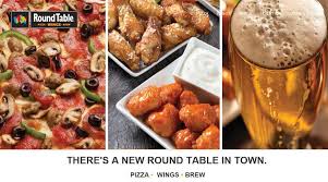 round table pizza wings brew