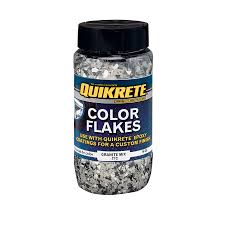quikrete color flakes granite mix at