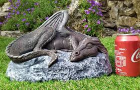 Sleeping Dragon Garden Ornament Sculpture