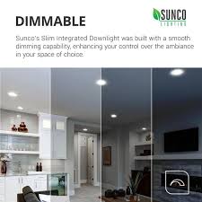 Led Recessed Lighting Kit 6 Inch Slim Led Lighting Sunco Sunco Lighting