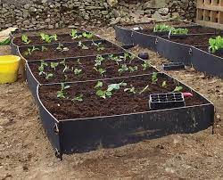 recycled plastic raised bed gardening kits
