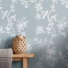 Chinoiserie Wall Mural Stencils By