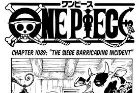 One Piece Chapitre 1089 : Date De Sortie & Spoilers – Shōnen Corner