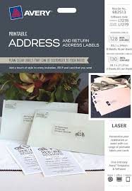 Avery Laser Clear Address Return Address Kit 982513