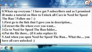 Get the latest need for speed: Need Speed Underground 2 Cheats Pc Unlock All Cars