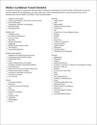 Ideas For An Effective Vacation And Travel Checklist In Pdf