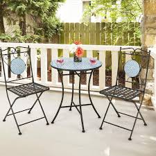 Outdoor Furniture Mosaic Table Chairs