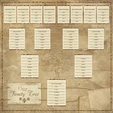 Karen Foster Design Ancestry Collection 12 X 12 Paper Our Family Tree Chart