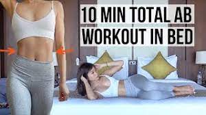 10 min intense total ab workout in bed