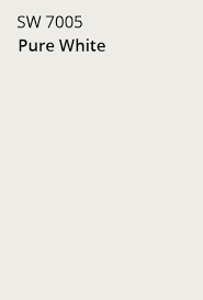 Pure White Sw 7005 White Paint Colors