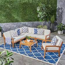 Amaryllis Outdoor Acacia Wood 6 Seater