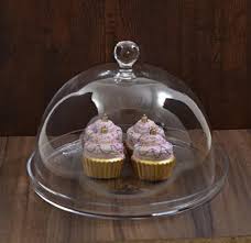 Transpa Elegant Glass Cake Dome