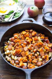 roasted ernut squash hash with