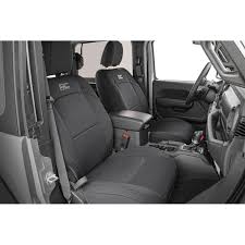 Rough Country Jeep Neoprene Seat Cover Set Black Wrangler Jl 91020