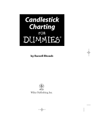 Candlestick Charting For Dummies Russell Rhoads