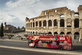 rome open top hop on hop off tour buses