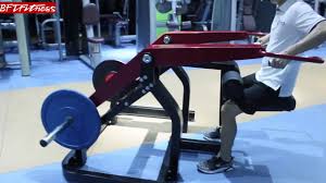 plate loaded seated dip triceps machine