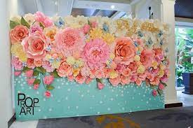 wedding paper flowers wall paper