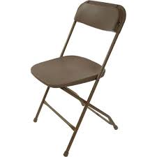 tan plastic folding chair national