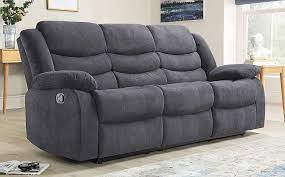 roma fabric recliner 3 2 seater sofa