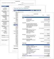 personal financial statement for excel