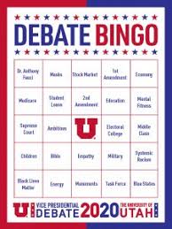 Check spelling or type a new query. Debate Bingo Vice Presidential Debate 2020